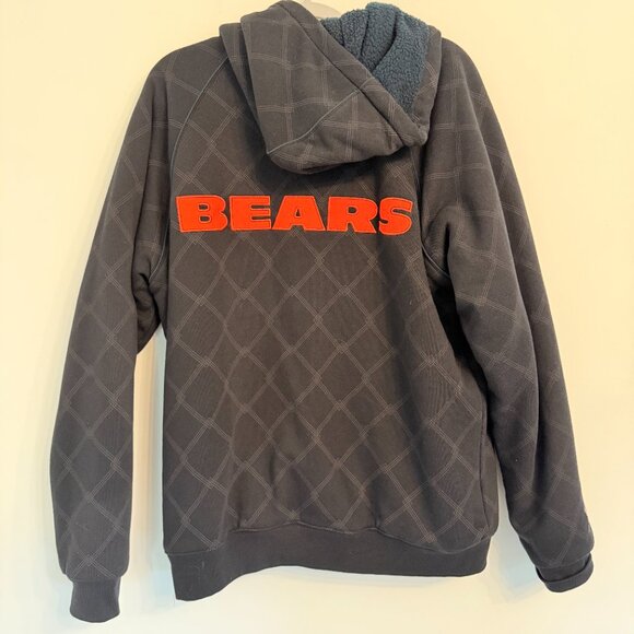 🐻 Chicago Bears NFL Pro Line Full-Zip Sherpa Hoodie  – Size L - Picture 5 of 5
